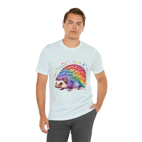 Rainbow Hedgehog - Short Sleeve Tee